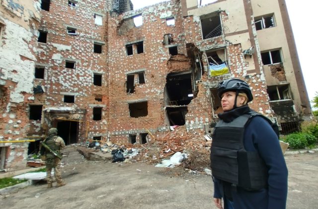 Prezidentka Čaputová sa stretla so Zelenským, navštívila Irpiň aj Boroďanku (foto)