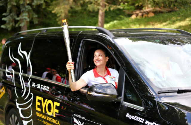 Oheň mieru pre Európsky festival mládeže EYOF poputuje po celom Slovensku, Barteková cíti veľkú hrdosť (foto)