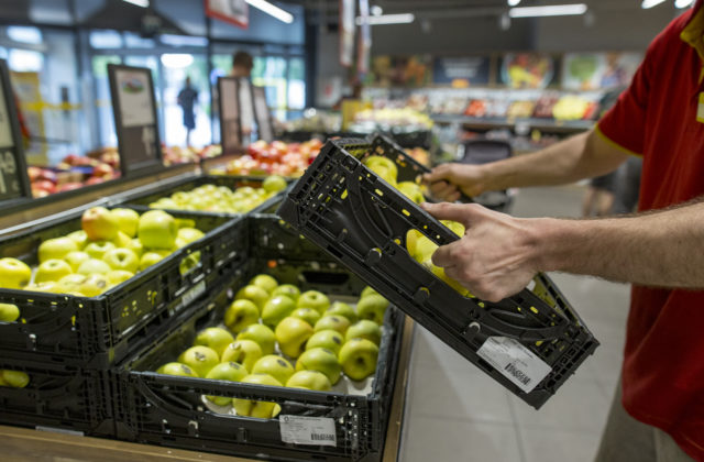 BILLA podporuje udržateľné podnikanie. Na prevoz tovarov využíva vratné eko prepravky