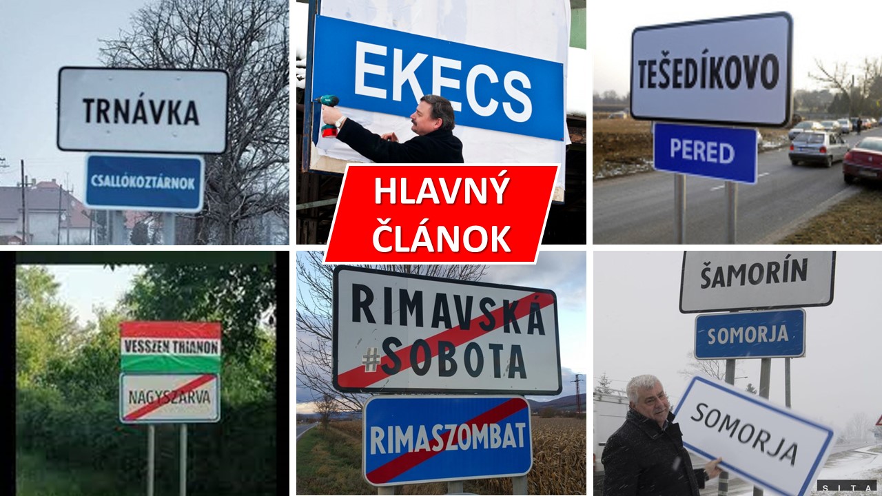 Pomaďarčovanie: Vo vládnom zozname obcí menšín sú nevhodné, vymyslené alebo účelovo zavádzajúce označenia