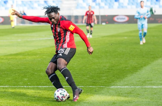 Bamidele hetrikom zariadil výhru Trnavy v 2. kvalifikačnom kole EKL, Ružomberok hladko podľahol Rige