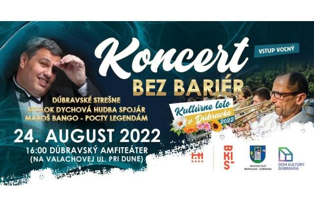 Dúbravka pripravuje Koncert bez bariér