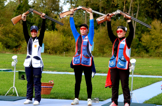 Zuzana Rehák Štefečeková neobhájila titul majsterky sveta v trape, má však bronz a miestenku na olympiádu v Paríži