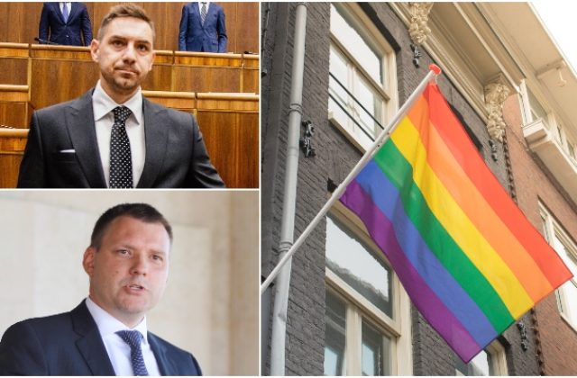 Zákaz dúhových vlajok na štátnych budovách Gyimesimu neprešiel, u OĽaNO nenašiel podporu