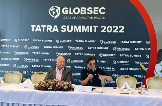 Brocková hovorila o úlohe žien v oblasti technológií a inovácií, spomenula aj povojnovú obnovu Ukrajiny