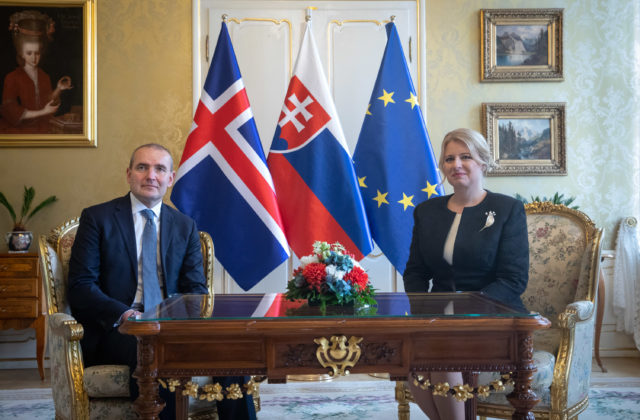 Čaputová sa stretla s prezidentom Islandu, diskutovali aj o rodovej rovnosti a vražde na Zámockej (foto)