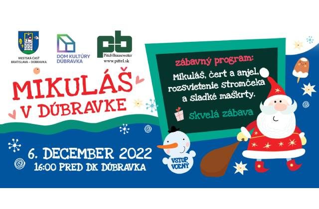 Mikuláš príde a rozsvieti Dúbravku