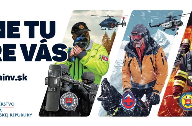 Bilbordová kampaň Sme tu pre vás má pripomenúť, že ministerstvo vnútra je tu pre občanov a pomáha im