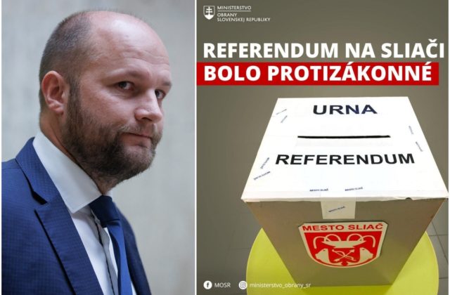 Referendum o americkej základni na Sliači bolo protizákonné, otázkou uviedli podľa Naďa občanov do omylu