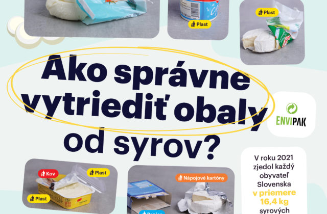 Ako správne triediť obaly od syrov a syrových výrobkov?