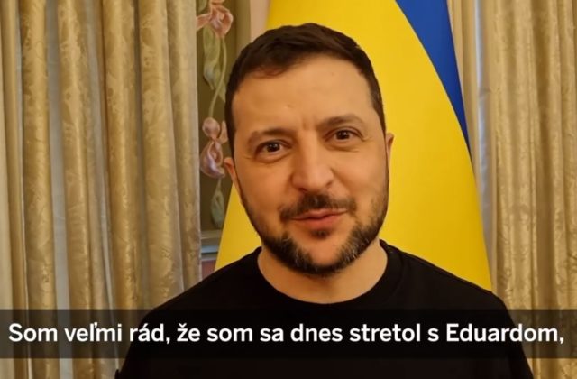 Nehovoríme jedným jazykom, no uznávame rovnaké hodnoty, prihovoril sa Slovákom prezident Zelenskyj (video)