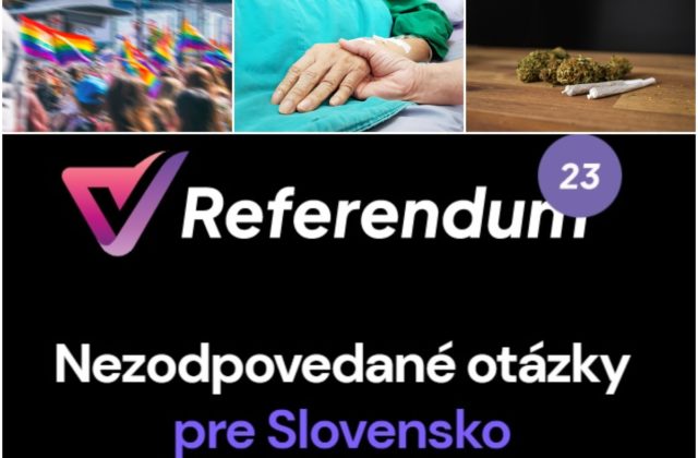 Registrované partnerstvá, interrupcie aj legalizácia marihuany. Referendum 23 má mať sedem otázok