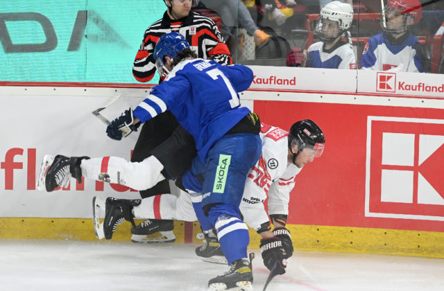Slovensko v generálke na MS v hokeji 2023 tesne zdolalo Rakúsko, po prvej tretine bolo 3:0 (foto)