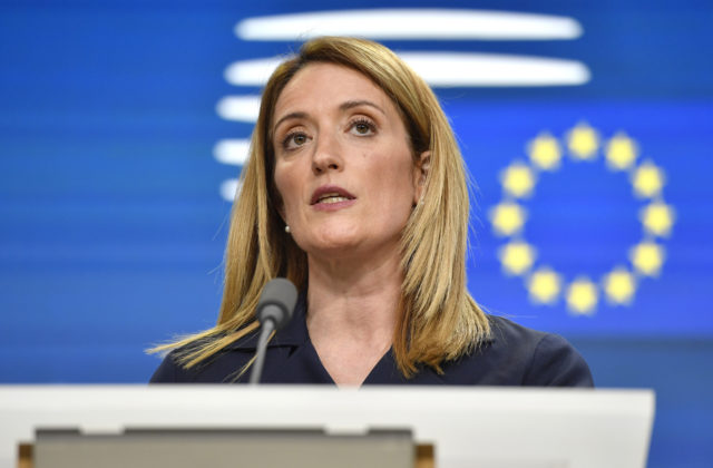 Predsedníčka europarlamentu Roberta Metsola navštívi Slovensko, stretne sa s Čaputovou aj Ódorom