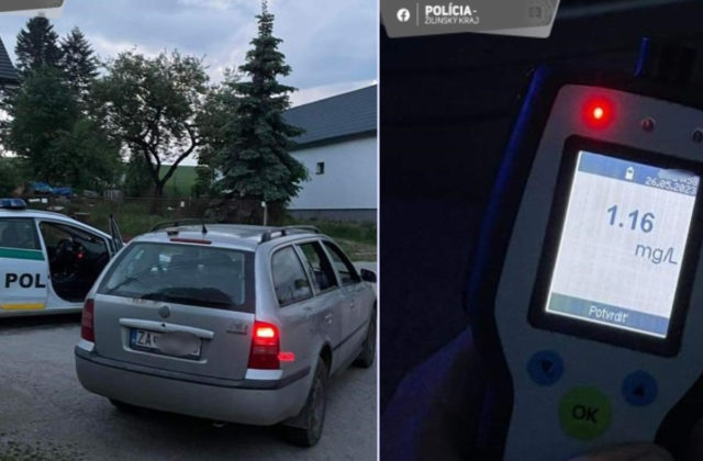 Jazdila bez vodičáku a s viac ako dvomi promile, policajti obmedzili ženu na osobnej slobode