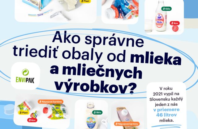 Ako správne triediť obaly od mlieka?