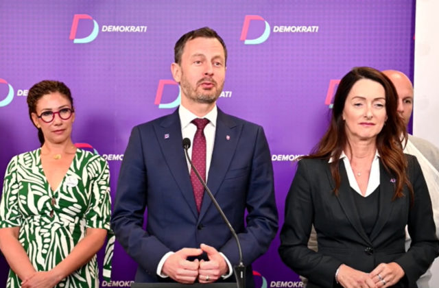 Demokrati oznámili predvolebnú spoluprácu s Jablkom Ďuriš Nicholsonovej (video)