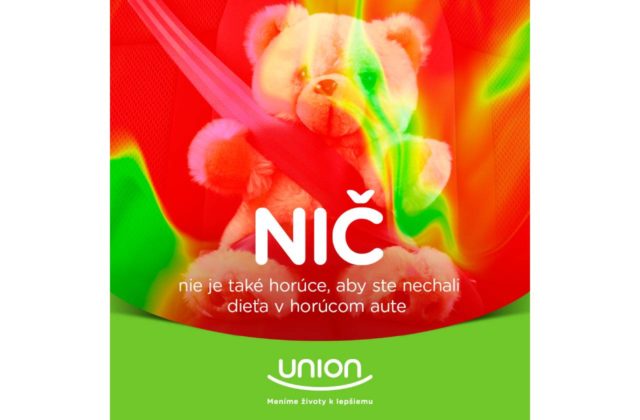 Nezabudnite dieťa alebo domáceho miláčika v prehriatom aute! Union rozdáva varovné nálepky, ktoré môžu zachrániť život