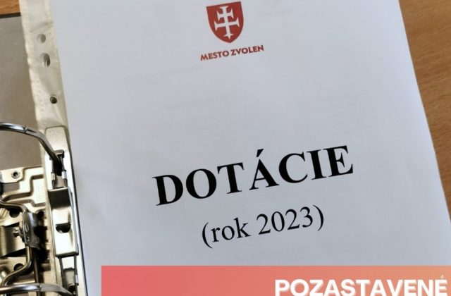 Mesto Zvolen má finančné problémy, pozastavuje všetky dotácie a v hre sú aj vyššie dane