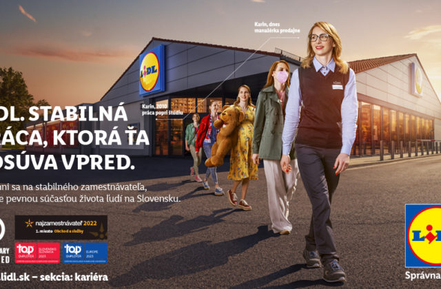 Stabilita a zároveň kariérny rast na štyri? No predsa Lidl!