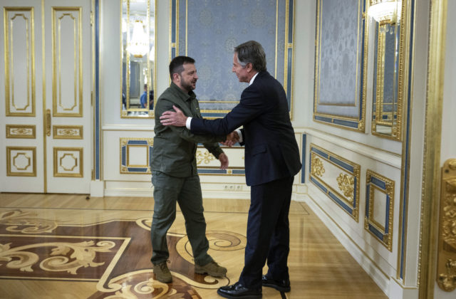 Americký minister zahraničia Blinken sa stretol so Zelenským, diskutovali aj o ukrajinskej protiofenzíve