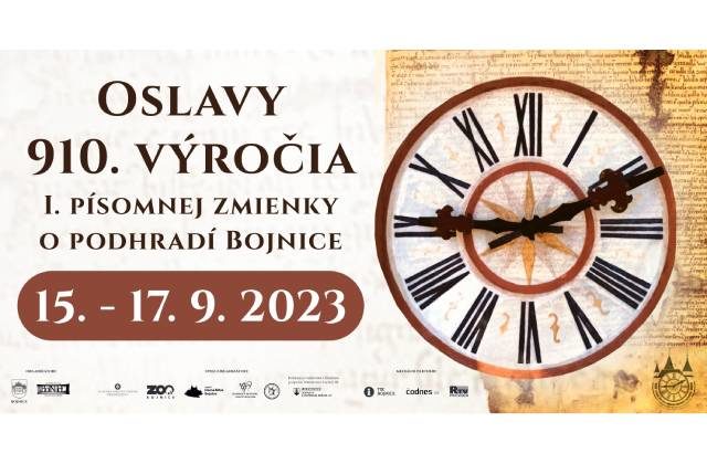 Bojnice pripravujú trojdňové oslavy 910. výročia