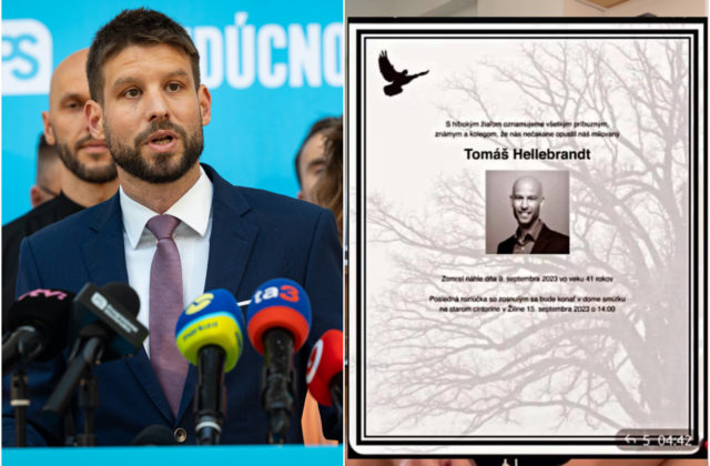 Internet zaplavili informácie o smrti Tomáša Hellebrandta, podľa Šimečku tým antikampaň prerazila nové dno (video)