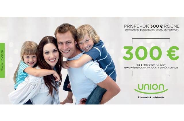 Union zdravotná poisťovňa prichádza s ďalším atraktívnym benefitom! Poistenci môžu na starostlivosti o zuby ušetriť až 300 eur
