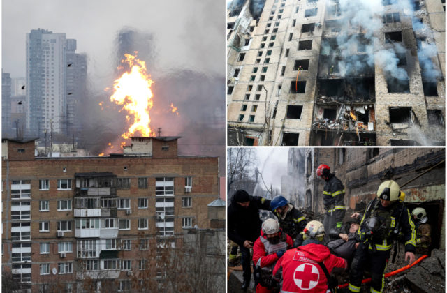 Ruský útok na Charkov zabil jednu civilistku a zranil 41 obyvateľov mesta (video+foto)