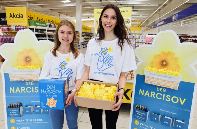 Deň narcisov môžete podporiť aj v Tescu darom dobrovoľníkom alebo kupónmi