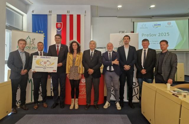 Prešov navštívila medzinárodná delegácia, posúdila jeho kandidatúru na udelenie titulu Európske mesto športu 2025 (video)