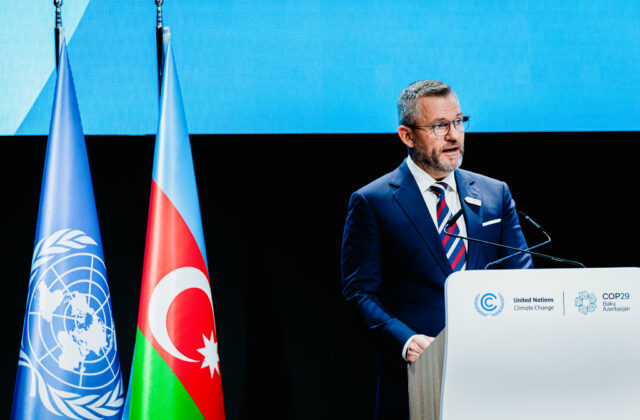 Pellegrini na klimatickej konferencii COP29 oznámil plány na zníženie emisií, vyjadril sa aj ku kritike voči Azerbajdžanu (video+foto)