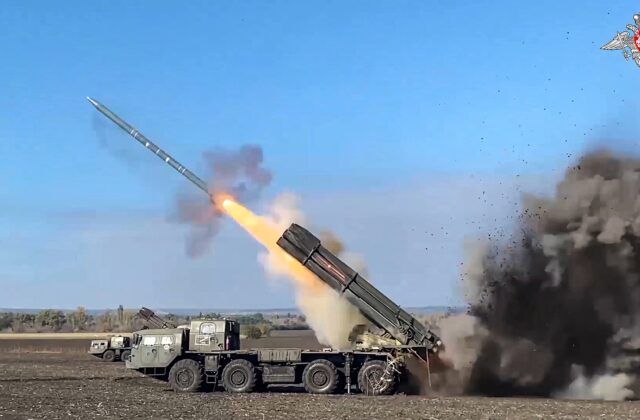 V Doneckej oblasti na východe Ukrajiny zničili ruský raketomet Smerč-2