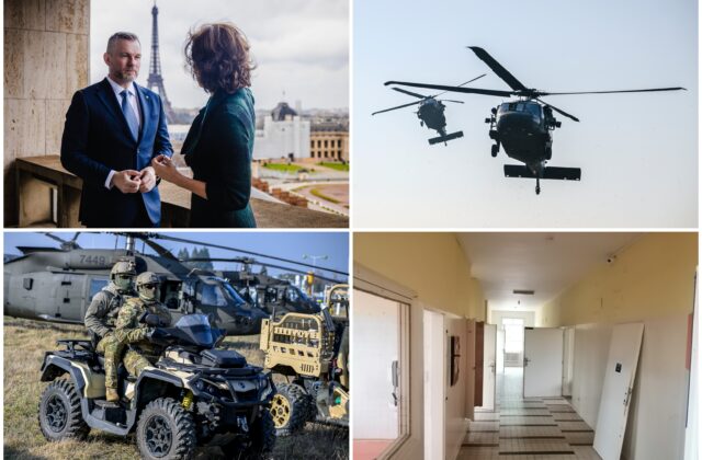 Top foto dňa (11. február 2025): Zásah bezpečnostných zložiek pri leteckej základni Kuchyňa, Pellegrini na samite v Paríži aj rekonštrukcia psychiatrie