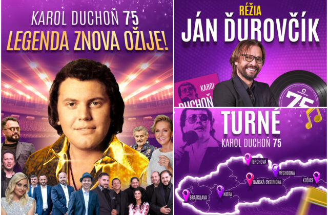 V šiestich mestách ožijú hity Karola Duchoňa, na megakoncertoch vystúpia viaceré hviezdy – VIDEO