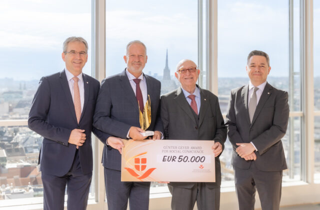 Poisťovňa Kooperativa získala Cenu Güntera Geyera za spoločenskú angažovanosť