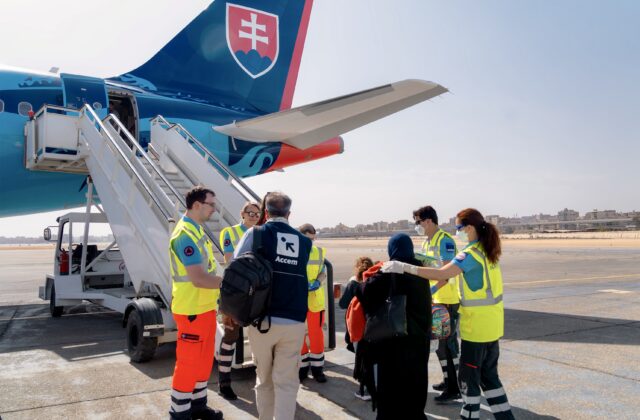 Slovensko už po štvrtýkrát pomohlo pri evakuácii pacientov z Pásma Gazy – FOTO
