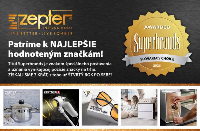 Najlepšie firmy na Slovensku: Zepter získal ocenenie Superbrands Slovakia už po siedmykrát