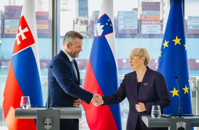 Prezident Pellegrini bol na pracovnej návšteve Slovinska. Diskutoval o vývoze, obrane a podpore Balkánu – VIDEO, FOTO