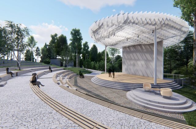 Amfiteáter v Levoči po rokoch zrevitalizujú, jeho dominantou bude polkruhové javisko – FOTO