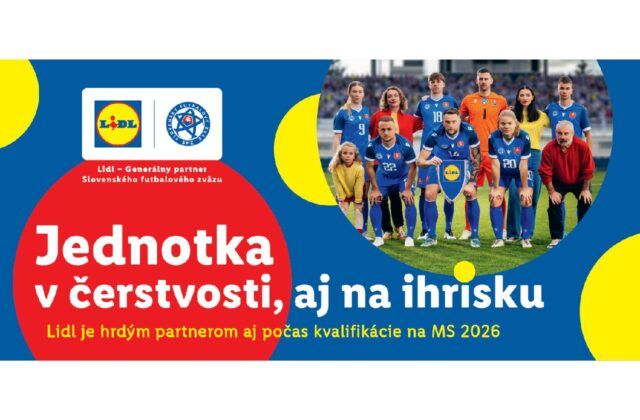Lidl je hrdým partnerom slovenského futbalu aj počas kvalifikácie na MS 2026