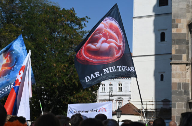 Ľudia v uliciach budú vyzývať na zákaz potratov, v Bratislave sa uskutoční pochod za život