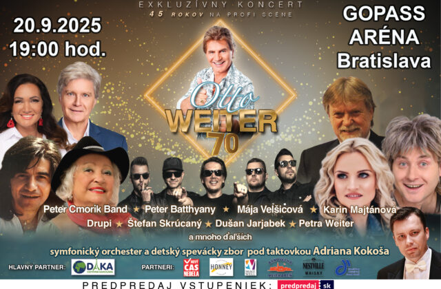 Takúto zábavu svet nevidel: Otto Weiter bude oslavovať dve výročia naozaj vo veľkom