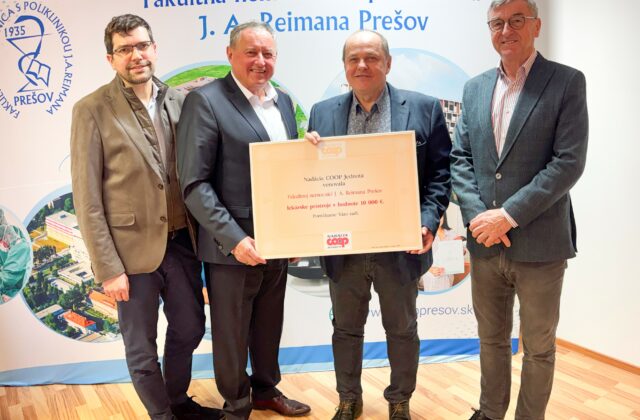 Nadácia COOP Jednota pomáha v Prešove