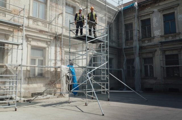 Lešenie, na ktoré sa môžete spoľahnúť: HAGRO STAVBY vsádza na bezpečnosť a kvalitu