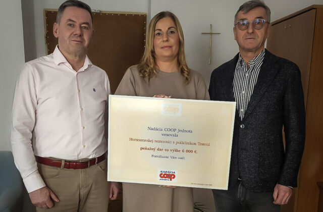 Nadácia COOP Jednota podporuje regióny naprieč Slovenskom. Pomoc smeruje aj na Oravu