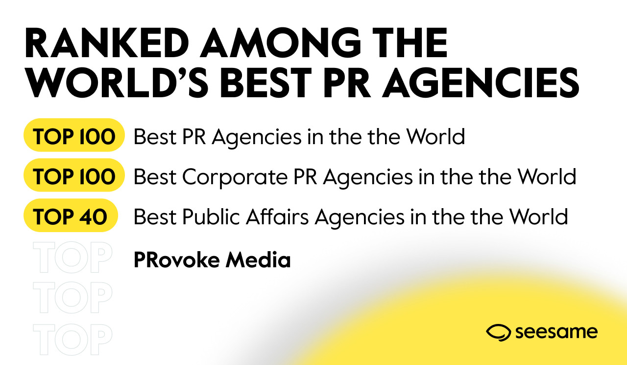 Seesame medzi svetovou špičkou. PRovoke Media ocenila slovenskú agentúru hneď v troch globálnych rebríčkoch