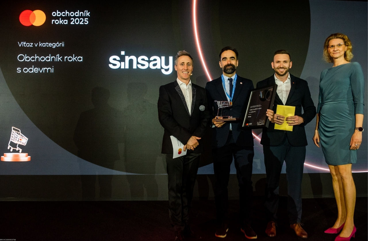 Súťaž Mastercard Obchodník roka v kategórii odevy ovládla značka Sinsay