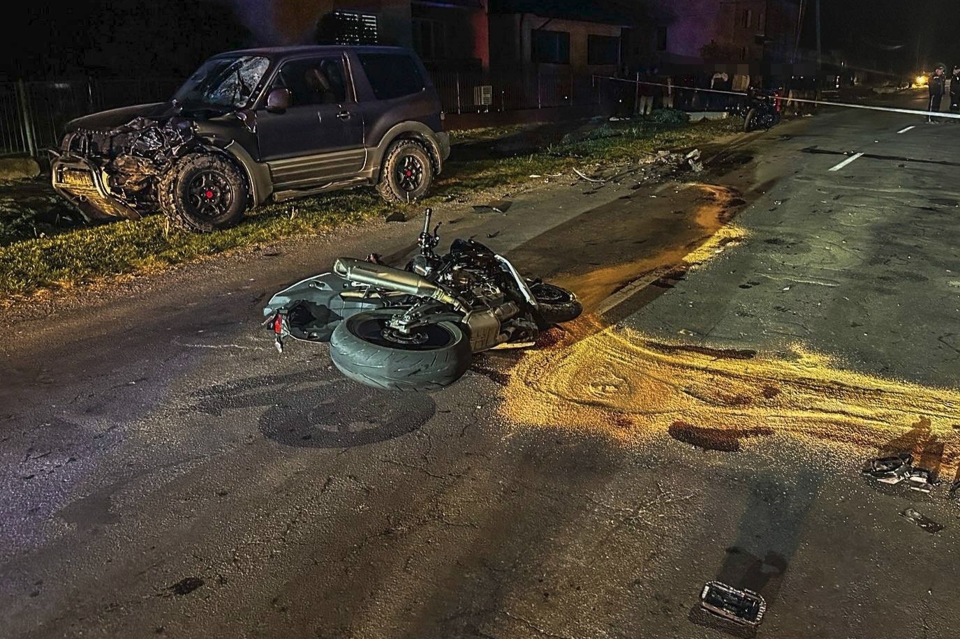 V obci Veľké Revištia prišiel o život motorkár, vošiel do protismeru a zrazil sa s autom