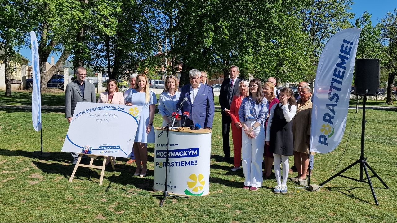 Prešov čaká súboj o primátora, Mochnacký predstavil svoje priority – VIDEO, FOTO